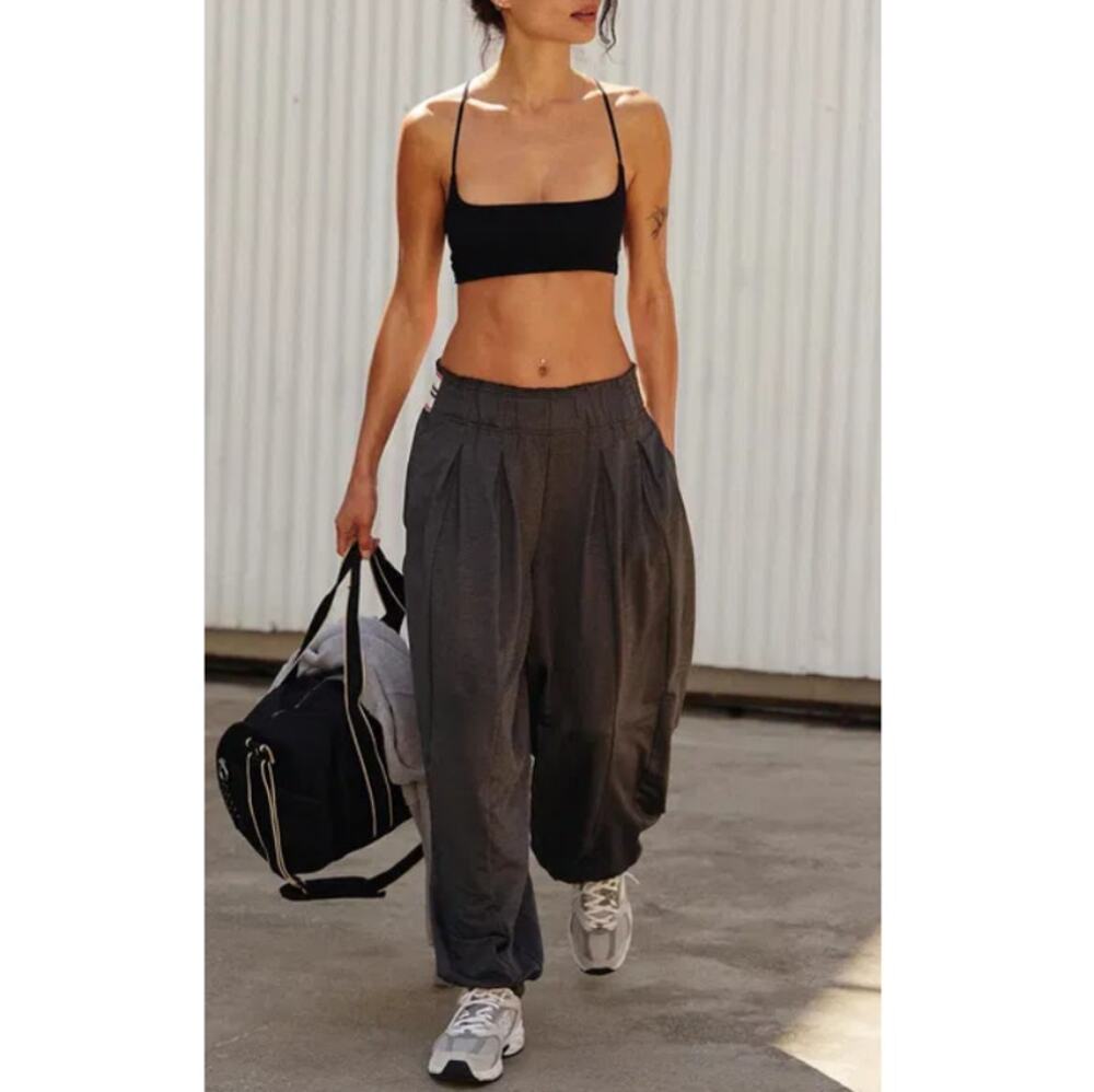 New Free People Movement Women's Black Strappy Back Shuffle Bra Size XS/Small